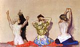 Miriam, Chloe and Jane by Sir William Russell Flint